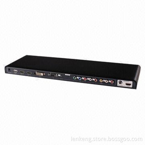 World Ultra Thinnest All to HDMI Converter, Switcher and USB Multimedia Player, 1,080 Pixels